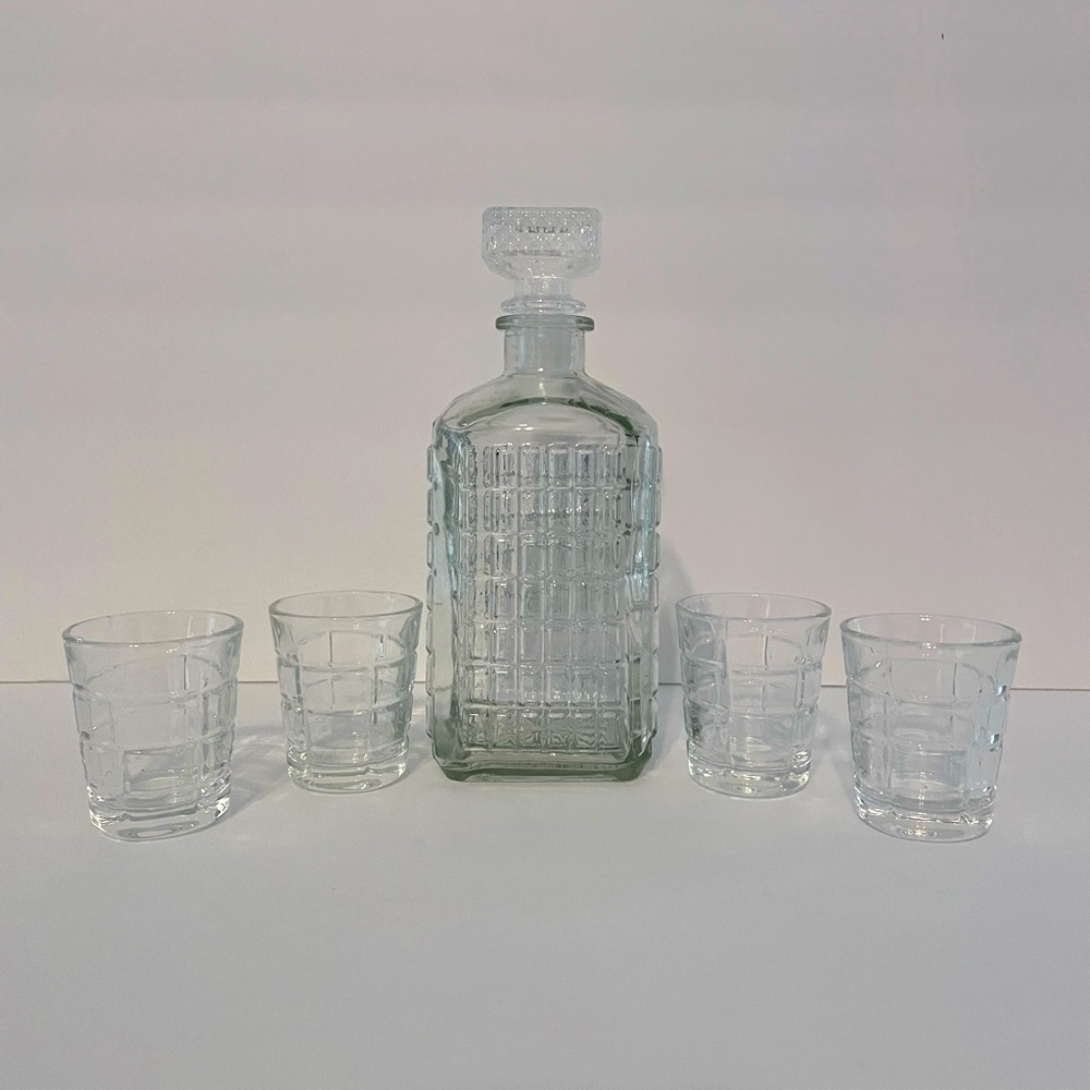 Decanter & shot glass set - Picture 2 of 6